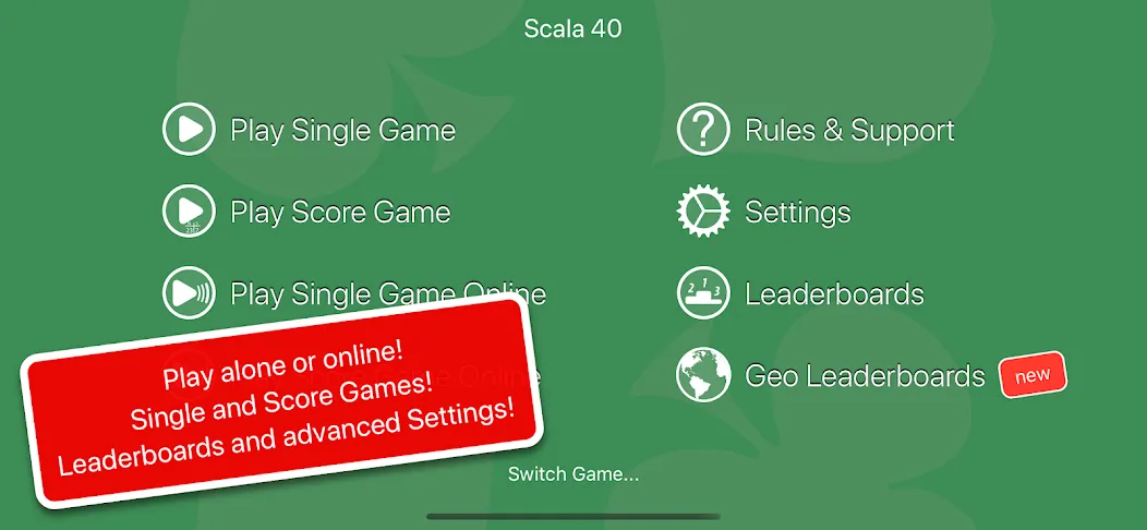 Scala 40 - Online or Alone [MOD: онлайн и офлайн режимы без ограничений] Screenshot 2