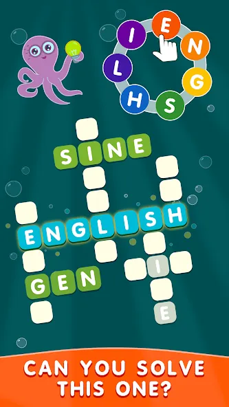 Crossword out of the words [MOD: безлимитные подсказки и открыты все уровни] Screenshot 3