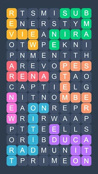 Word Search - Evolution Puzzle [MOD: без рекламы и все уровни открыты] Screenshot 4