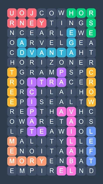 Word Search - Evolution Puzzle [MOD: без рекламы и все уровни открыты] Screenshot 5
