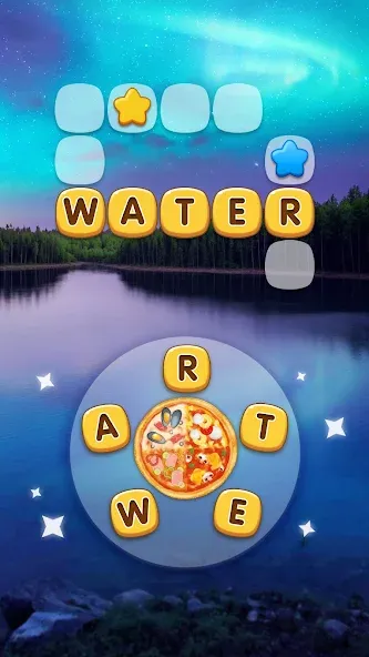 Word Pizza - Word Games [MOD: безлимитные подсказки и монеты] Screenshot 4