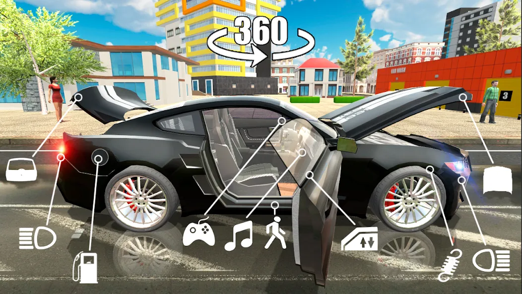 Car Simulator 2 [MOD: безлимитные деньги и всё открыто] Screenshot 1