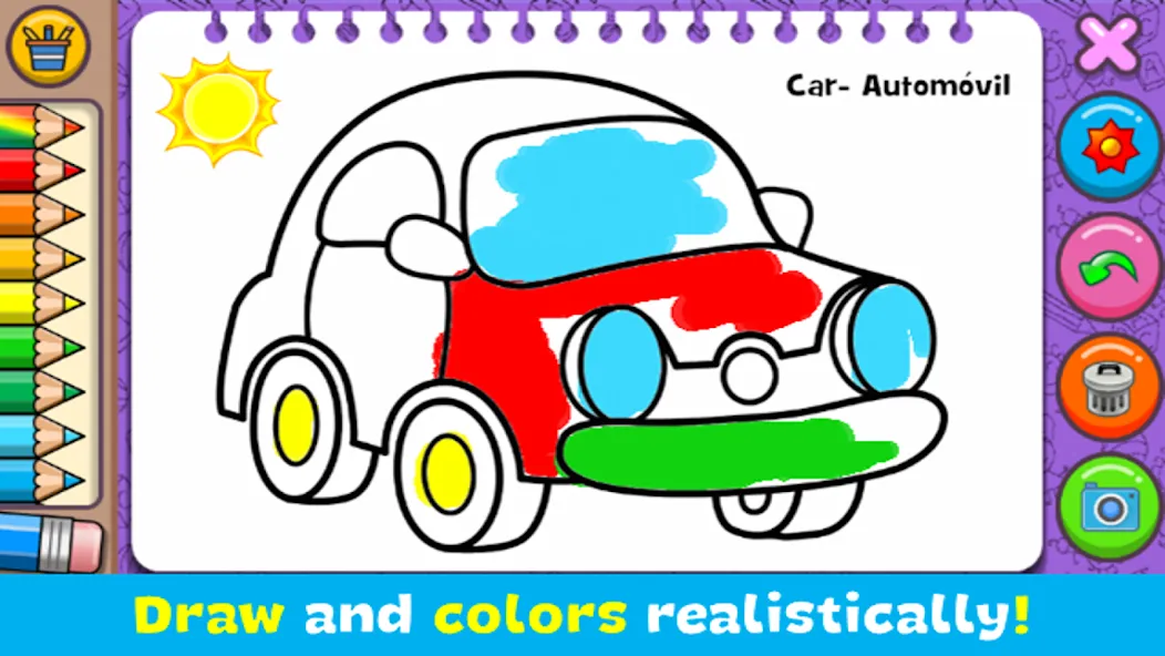 Coloring &amp; Learn [MOD: разблокированы все раскраски] Screenshot 1