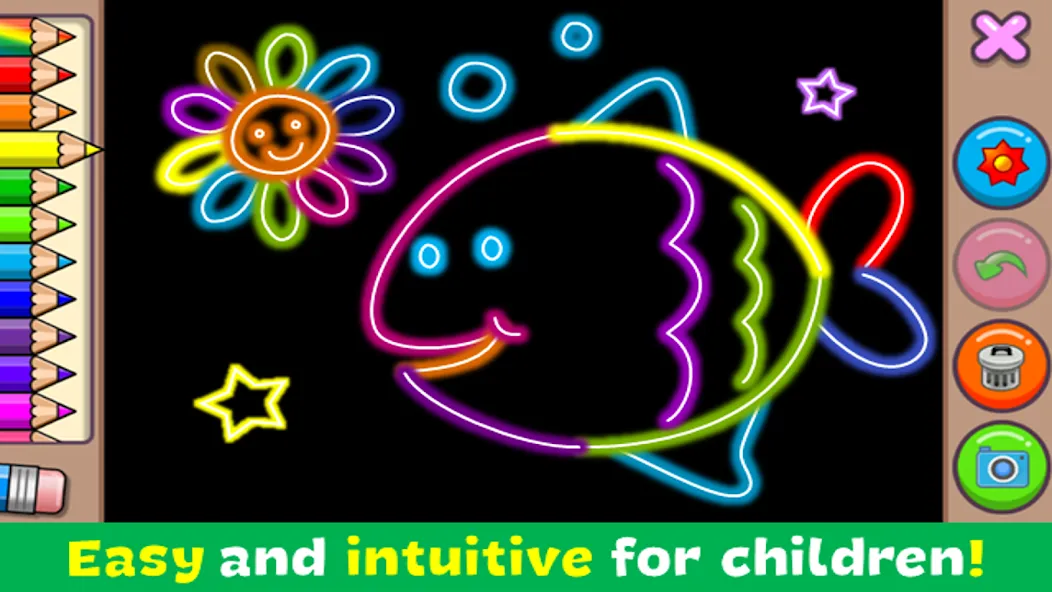 Coloring &amp; Learn [MOD: разблокированы все раскраски] Screenshot 3