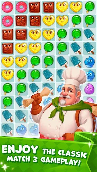 Candy Valley - Match 3 Puzzle [MOD: безлимитные монеты и жизни] Screenshot 4