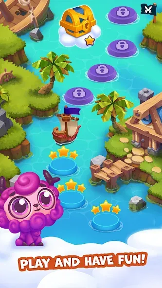 Pirate Treasures: Jewel &amp; Gems [MOD: безлимитные монеты и жизни] Screenshot 1