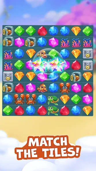 Pirate Treasures: Jewel &amp; Gems [MOD: безлимитные монеты и жизни] Screenshot 5