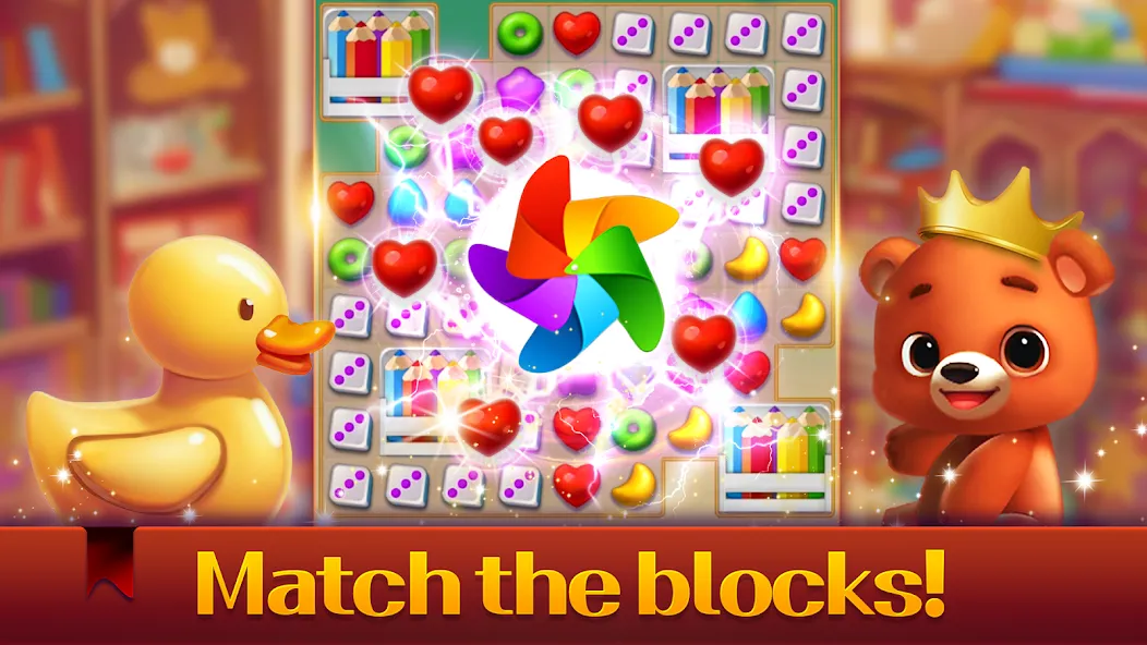 Toy Bear Sweet POP: Match 3 [MOD: много монет и жизней] Screenshot 2