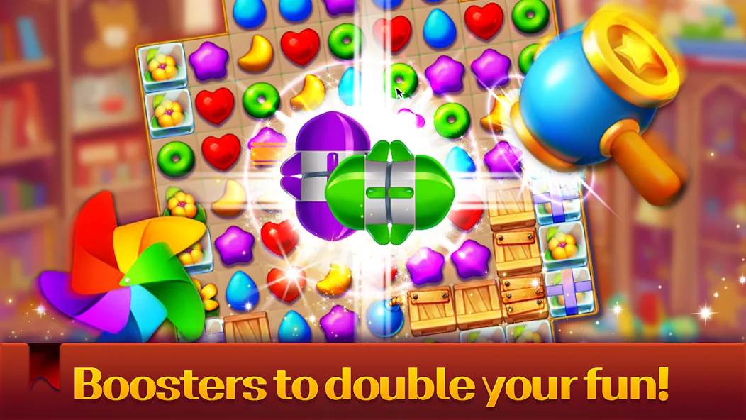Toy Bear Sweet POP: Match 3 [MOD: много монет и жизней] Screenshot 3