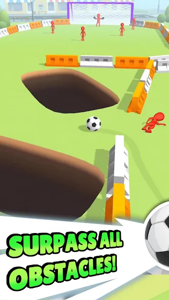 Crazy Kick! Fun Football game [MOD: безлимитные деньги и все голы] Screenshot 4