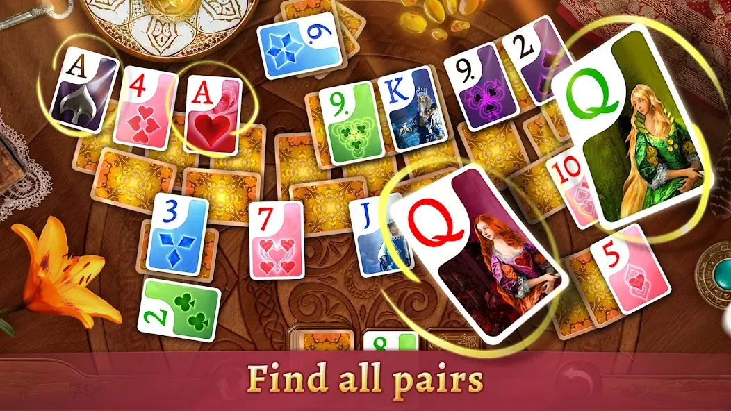 Solitaire Dreams: Card Games [MOD: безлимитные подсказки и отмены ходов] Screenshot 1