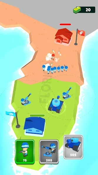 Draw Army: State Survivor [MOD: безлимитные деньги и усиленная армия] Screenshot 1
