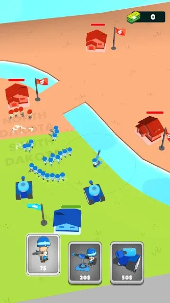 Draw Army: State Survivor [MOD: безлимитные деньги и усиленная армия] Screenshot 3