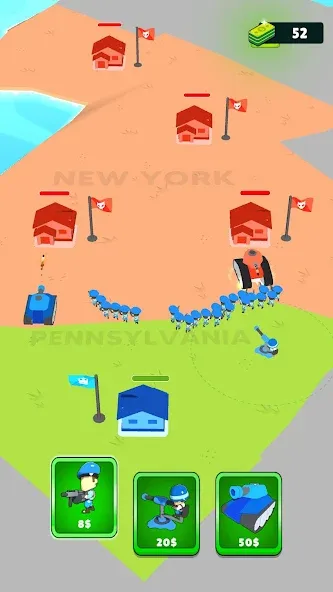 Draw Army: State Survivor [MOD: безлимитные деньги и усиленная армия] Screenshot 5