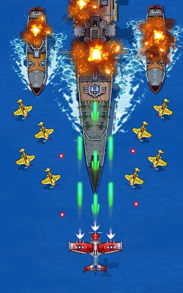 1945 Air Force: Airplane games [MOD: безлимитные деньги и все самолёты] Screenshot 1