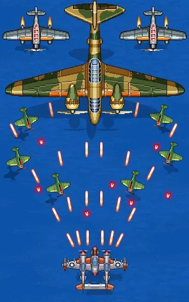 1945 Air Force: Airplane games [MOD: безлимитные деньги и все самолёты] Screenshot 3