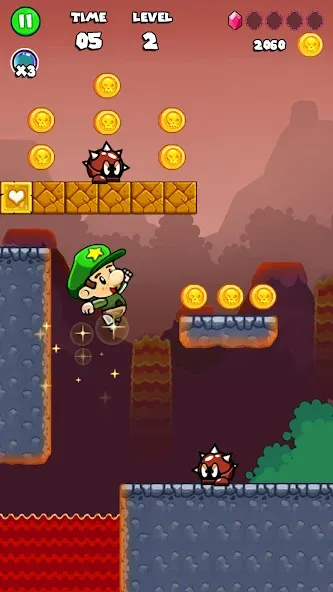 Bob Run: Adventure run game [MOD: бесконечные жизни и монеты] Screenshot 4