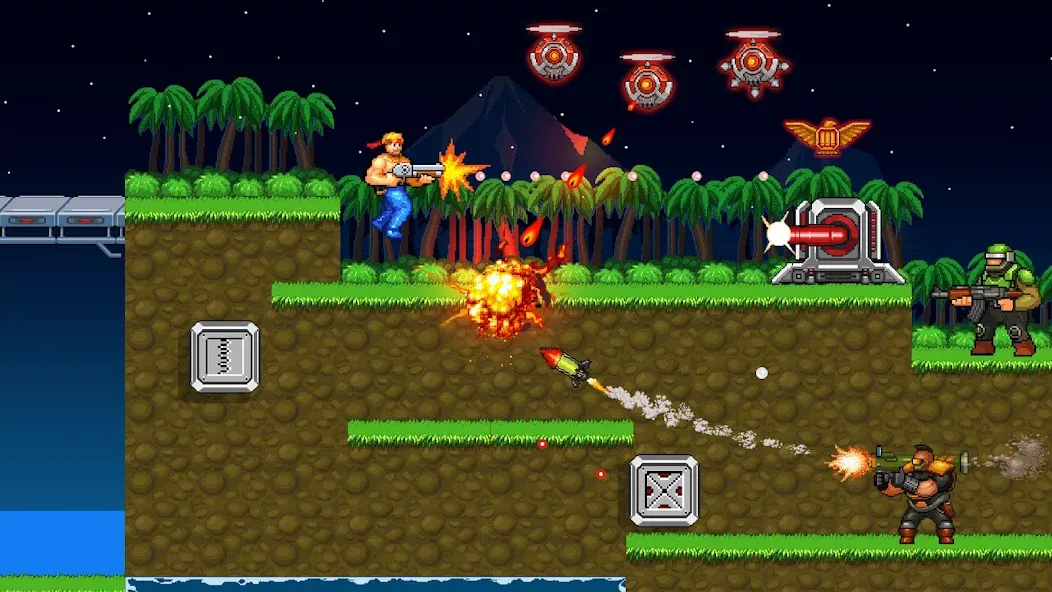 Gun Force: Action Shooting [MOD: безлимитные патроны и мощное оружие] Screenshot 2