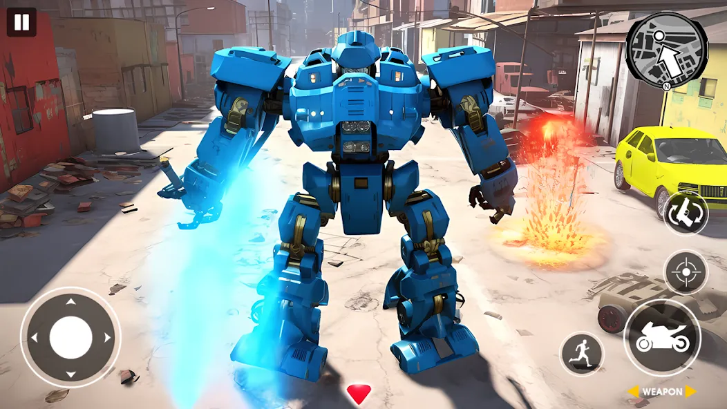 Real Robot Bike Transform Game [MOD: безлимитные деньги и все роботы] Screenshot 3