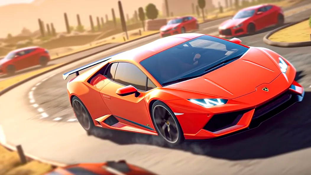 Extreme Car Drag Racing [MOD: безлимитные деньги и все машины открыты] Screenshot 1