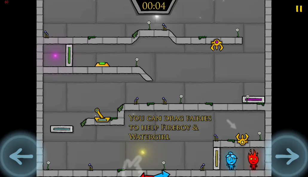 Fireboy &amp; Watergirl FairyTales [MOD: открыты все уровни и скины] Screenshot 2
