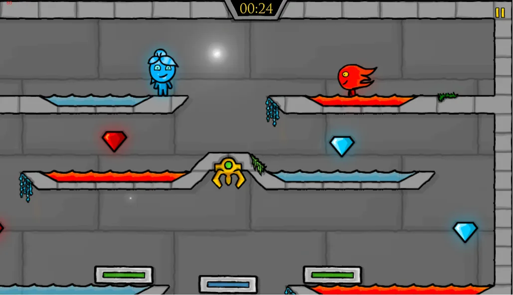 Fireboy &amp; Watergirl FairyTales [MOD: открыты все уровни и скины] Screenshot 3