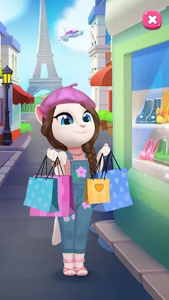 My Talking Angela 2 [MOD: безлимитные монеты и все предметы] Screenshot 4