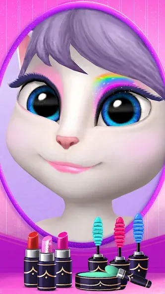 My Talking Angela [MOD: безлимитные монеты и алмазы] Screenshot 2