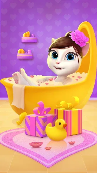 My Talking Angela [MOD: безлимитные монеты и алмазы] Screenshot 3