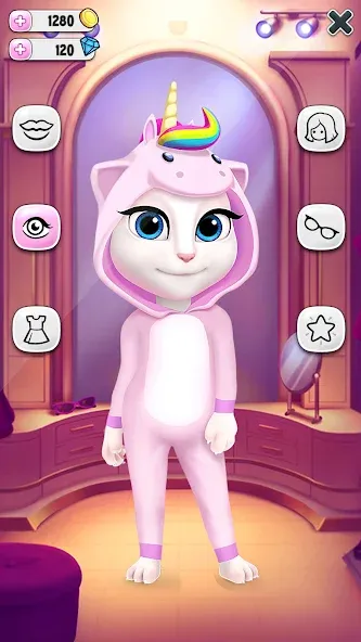 My Talking Angela [MOD: безлимитные монеты и алмазы] Screenshot 4
