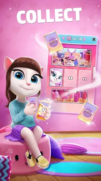 My Talking Angela [MOD: безлимитные монеты и алмазы] Screenshot 5