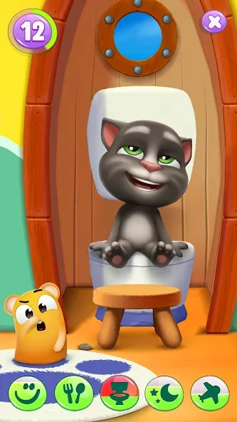 My Talking Tom 2 [MOD: безлимитные монеты и алмазы] Screenshot 3