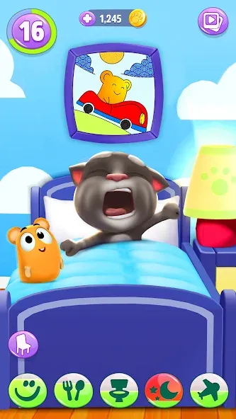 My Talking Tom 2 [MOD: безлимитные монеты и алмазы] Screenshot 4