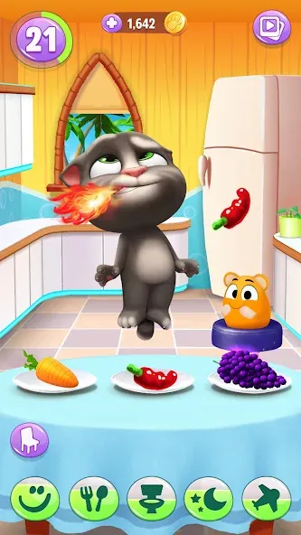 My Talking Tom 2 [MOD: безлимитные монеты и алмазы] Screenshot 5