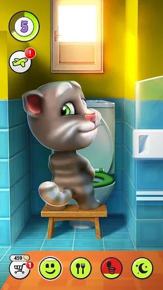 My Talking Tom [MOD: безлимитные деньги и одежда] Screenshot 2