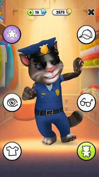 My Talking Tom [MOD: безлимитные деньги и одежда] Screenshot 4