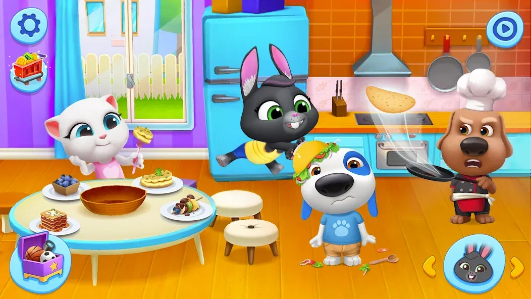 My Talking Tom Friends [MOD: безлимитные монеты и все персонажи] Screenshot 5