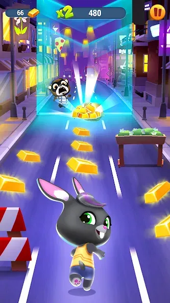 Talking Tom Gold Run [MOD: безлимитные монеты и энергия] Screenshot 3
