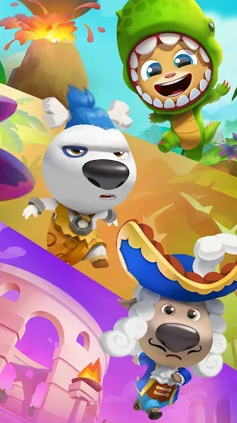 Talking Tom Time Rush [MOD: безлимитные монеты и все персонажи] Screenshot 5