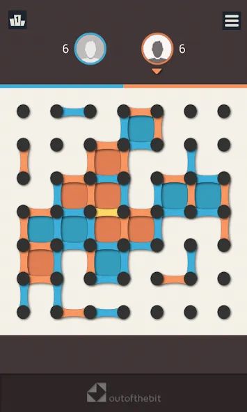 Dots and Boxes - Classic Strat [MOD: классическая стратегия с умным противником] Screenshot 1