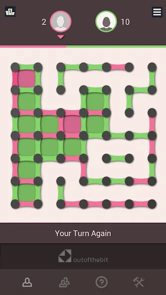 Dots and Boxes - Classic Strat [MOD: классическая стратегия с умным противником] Screenshot 3