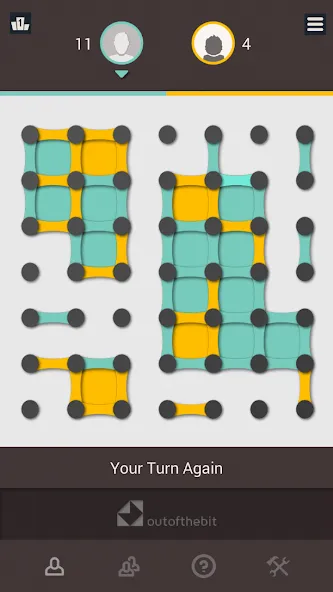 Dots and Boxes - Classic Strat [MOD: классическая стратегия с умным противником] Screenshot 5