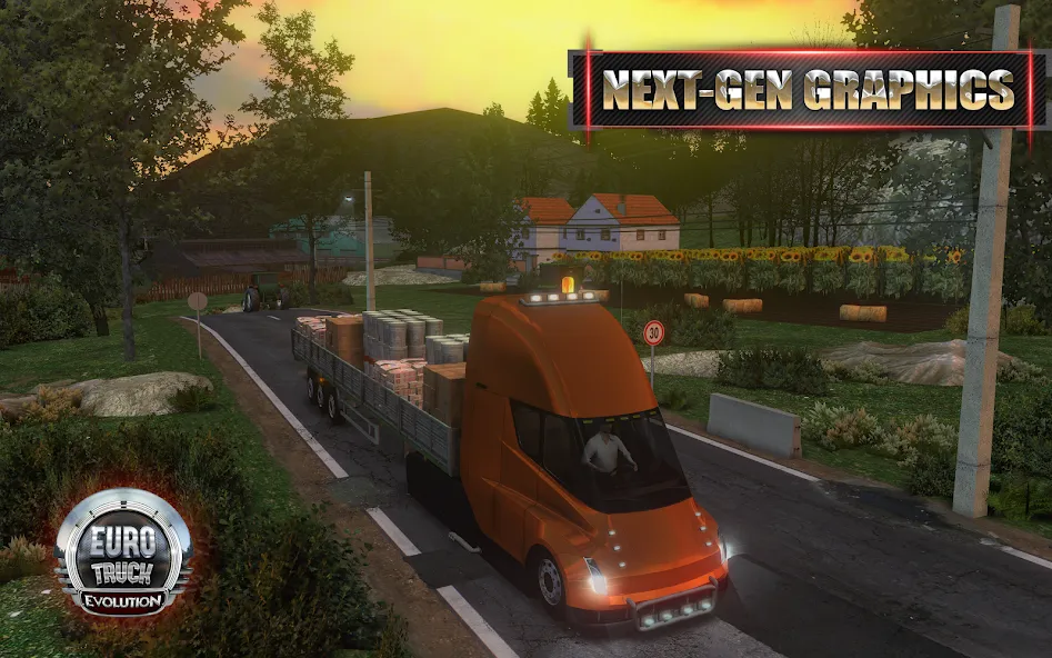 European Truck Simulator [MOD: безлимитные деньги и топливо] Screenshot 1