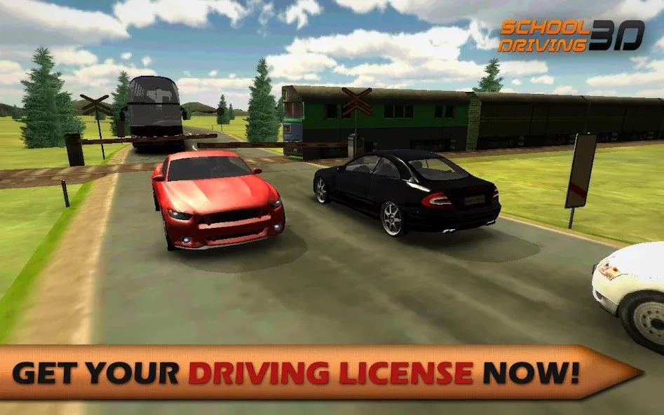 School Driving 3D [MOD: безлимитные деньги и всё открыто] Screenshot 1