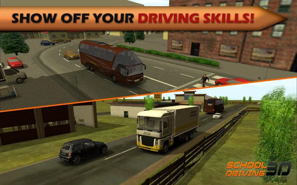 School Driving 3D [MOD: безлимитные деньги и всё открыто] Screenshot 5