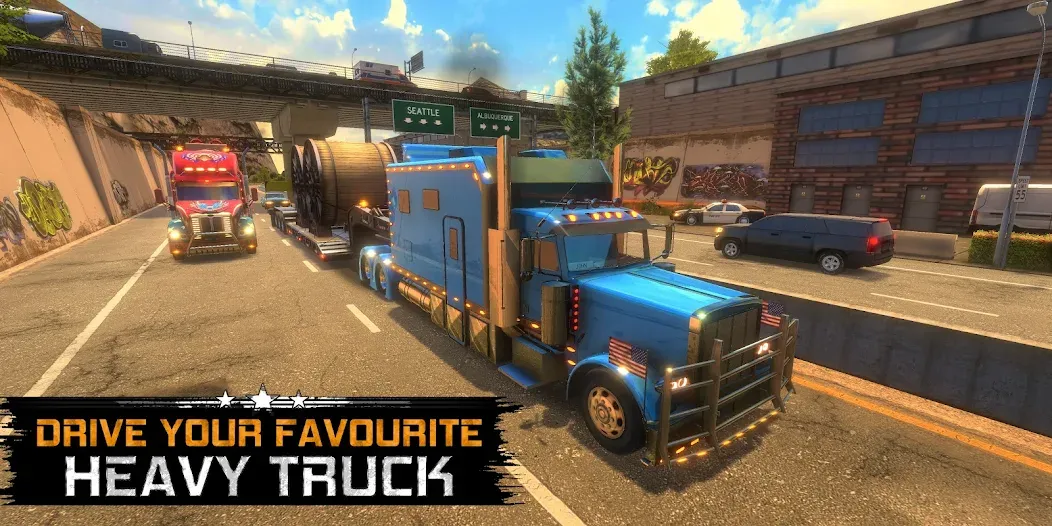 Truck Simulator USA Revolution [MOD: безлимитные деньги и топливо] Screenshot 1