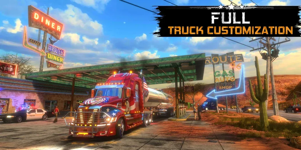 Truck Simulator USA Revolution [MOD: безлимитные деньги и топливо] Screenshot 5