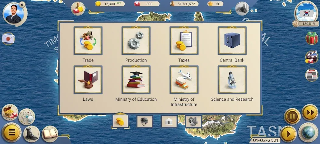 MA 2 – President Simulator [MOD: безлимитные деньги и влияние] Screenshot 2