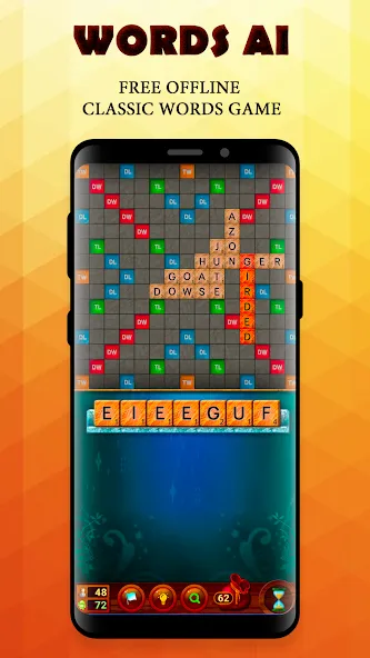 Words AI Friends Classic [MOD: подсказки и безлимитные ходы] Screenshot 1