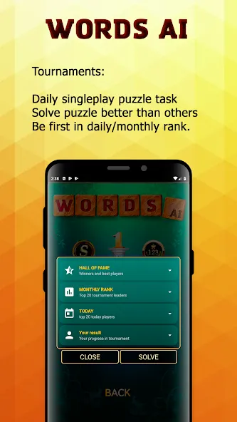 Words AI Friends Classic [MOD: подсказки и безлимитные ходы] Screenshot 4